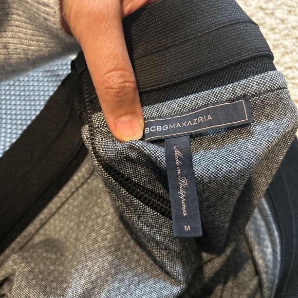 BCBG MazAzria Black and White knit pencil skirt - Picture 6 of 7